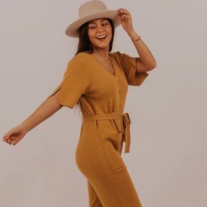 Mustard Yellow Roolee Jumpsuit
